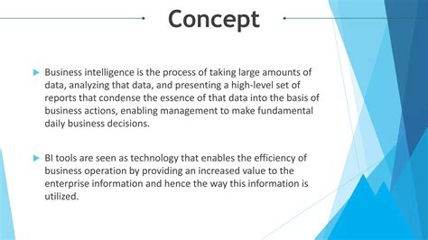 Business Intelligence Concepts Components Techniques