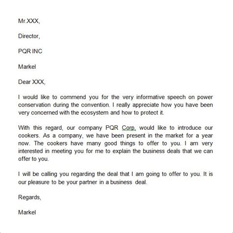 Business Introduction Email Template Word Excel Pdf Formats with regard