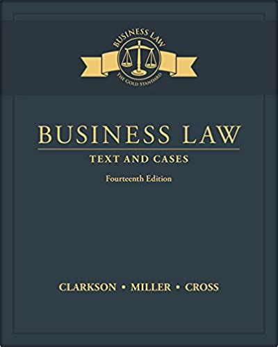 Business Law: Text and Cases 14th Edition PDF Download by …