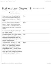 Business Law Ch.13 Flashcards Quizlet