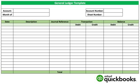 Business Ledger Templates
