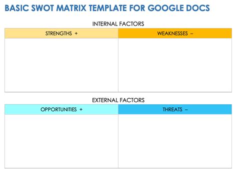 Business Matrix Template Download in Word, Google Docs