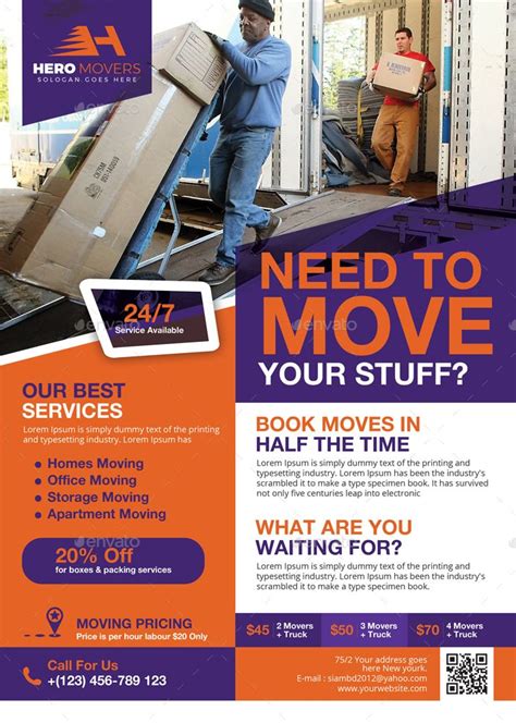Business Moving Flyer Template Free