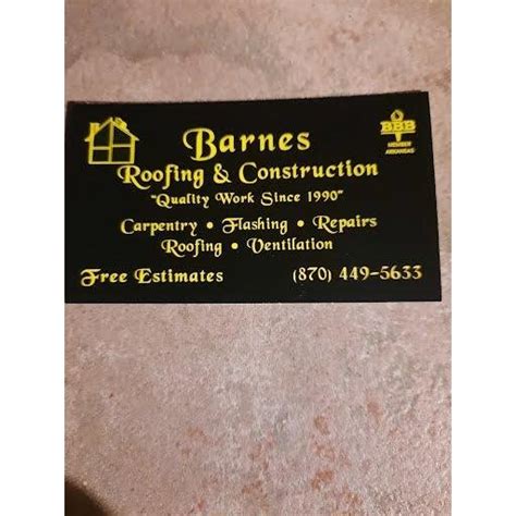 Business Profile for Barnes Roofing & Construction - Better …