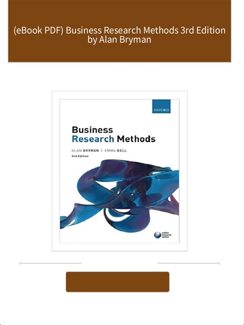 Business Research Method 3rd Edition Bryman Pdf