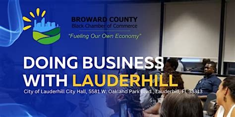 Business Resources City of Lauderhill