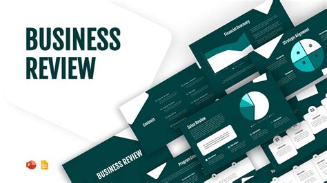 Business Review PowerPoint Template Slidesbase