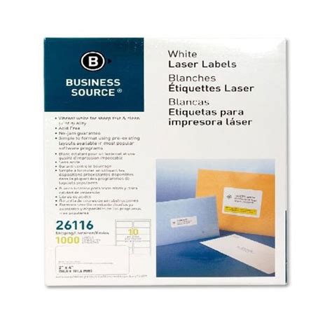 Business Source Labels 26116 Template