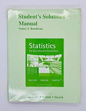 Business Statistics Textbook And Student Solutions Manual
