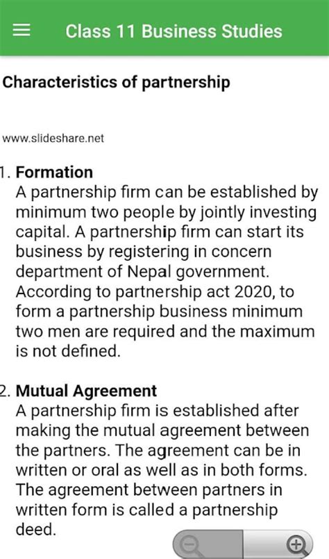 Business Studies 11th Notes APK Download for Android 