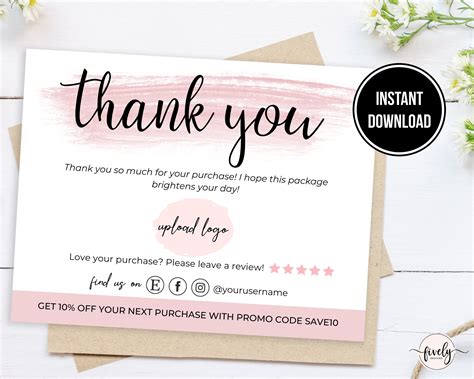 Business Thank You Cards Templates