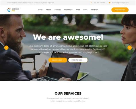 Business Website Templates