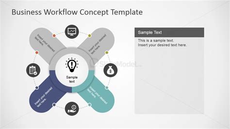 Business Workflow Concept Template for PowerPoint SlideModel