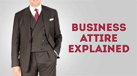 A business formal dress code is the highest level of attire for 
