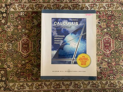 Business calculus hoffman 11th edition solutions manual. - Distribución de población en el valle de méxico..