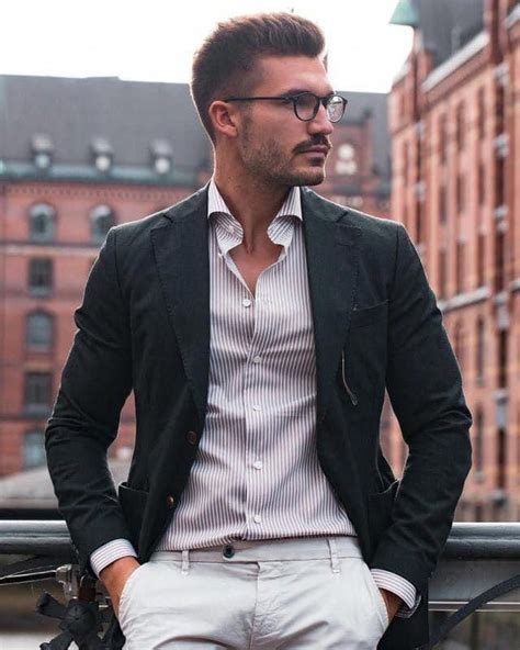 Business casual clothes for men. Sometimes you want to be formal, but not too formal. Maybe the classic dress shirt is just a little too dressy for this job. That's where the happy medium ... 