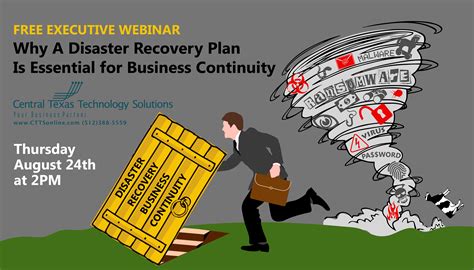 Business disaster recovery. Disaster recovery (vs. business continuity) focuses specifically on how an organization responds to and recovers from a catastrophe as it works to restore full operations. This type of disruption can be anything from a fire to a disabling cyberattack. Since most businesses today rely heavily on technology to manage everything from … 