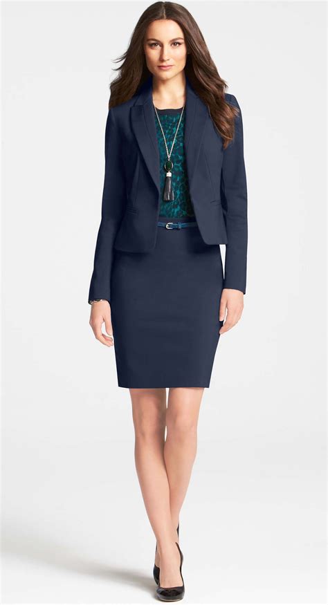 Business dress attire. DRESS TO IMPRESS IN ANN TAYLOR'S WORK CLOTHING. Whether you're working at the office or working from home, Ann Taylor has stylish women's work clothing perfectly fit to your needs. For your formal in-office days, dress to impress in professional business attire, bringing style to your meeting, interview, or daily office life. 
