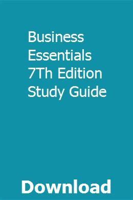 Business essentials 7th edition study guide. - Storage auctions 101 the beginners guide to storage auction profits.