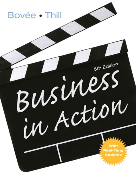 Business in action 6th edition 6th sixth edition by bovee courtland l thill john v 2012. - Manual de soluciones de cálculo 7 leithold.