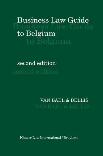 Business law guide to belgium by van bael and bellis firm. - Fortgeschrittene algebra mit anleitung zur stimulation von finanzanwendungen.