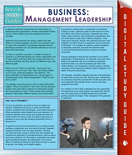 Business management leadership speedy study guides by speedy publishing. - Denon pma 1500r service manual download.