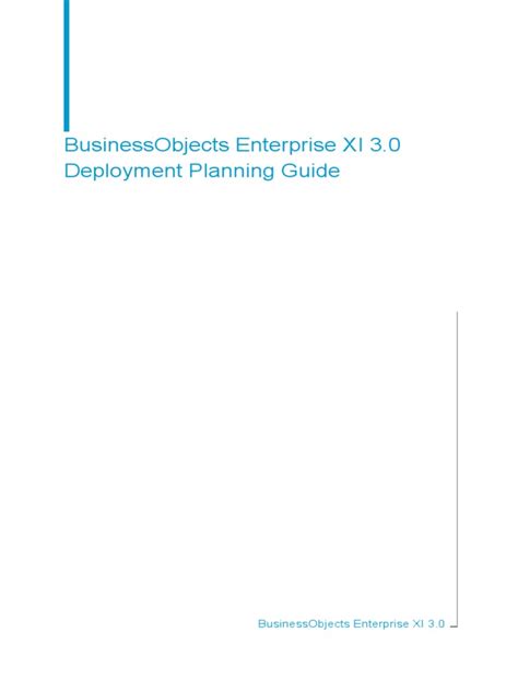 Business objects enterprise xi user guide. - Théâtre, reflet de la ive république.