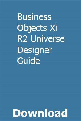 Business objects xi r2 designer guide. - Manual de ps3 super slim en espanol.