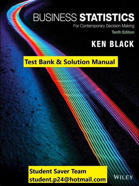 Business statistics ken black solutions manual. - Maximo 7 0 guida per l'utente.