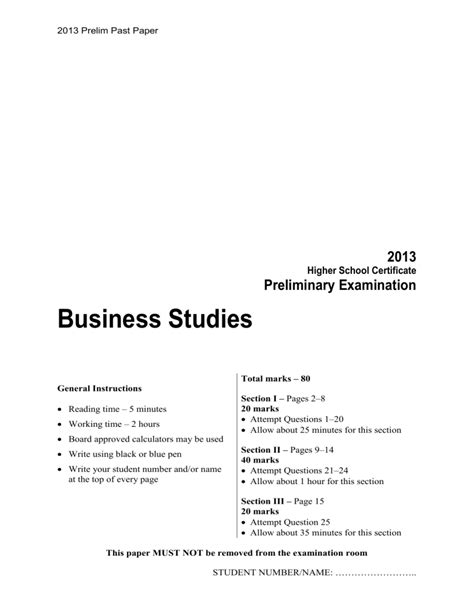 Business studies preliminary past papers.  T&igrave;m hiểu th&ecirc;m.  자세히 알�...