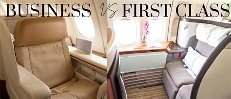 Business vs first class. Business vs. First Class Cost . It goes without saying (but we're going to say it anyway) first class is more expensive than business class - whether you pay in cash or miles and points. Paying for business class may cost an average of $3,000 to $5,000, while first class seats will set you back an average of $3,000 to $12,000. 
