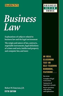 Full Download Business Law By Robert W Emerson