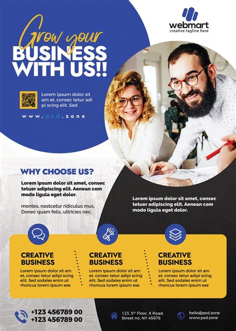 BusinessFlyerDesignPSDTemplate PSD Zone
