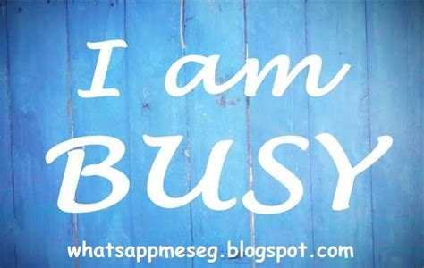 Busy status on whatsapp. .  ...