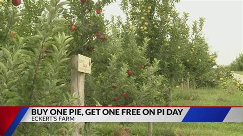 But one, get one free on National Pi Day at Eckert's Farm