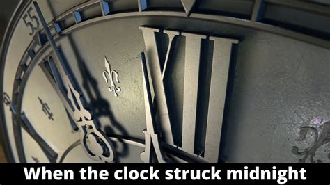 But when the clock struck