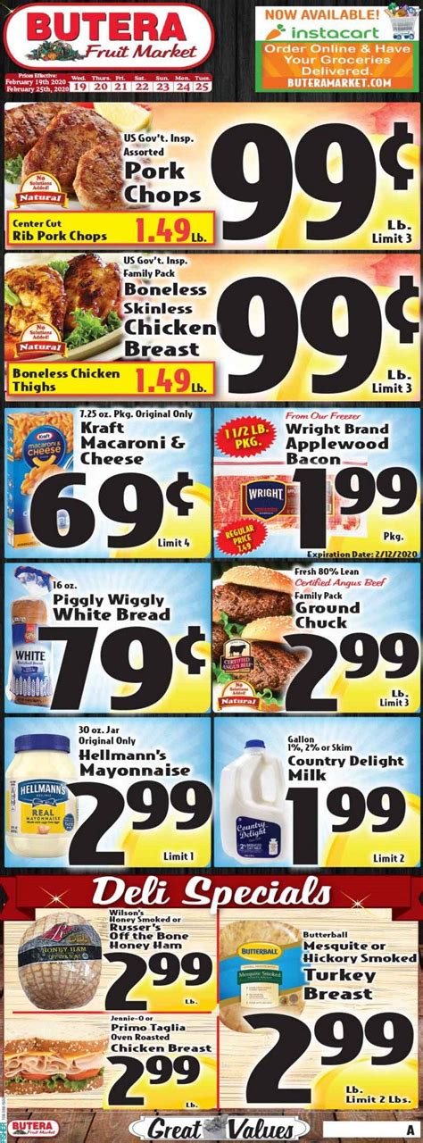 Butera algonquin weekly ad. Butera Market is a family-owned full-service supermarket. Founded in 1963, Butera Finer Foods, now known as Butera Market, has been and continues to be Chicagoland’s low-price leader. In addition to providing great values to our customers, Butera Market offers a wide variety of farm-fresh produce and a great selection of imported and domestic ... 