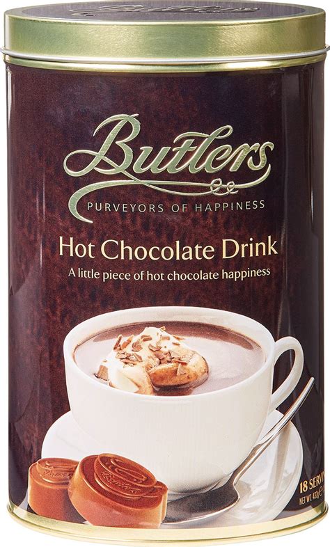 Butlers Hot Chocolate Tin Hot chocolate drinks, Hot ... - Pinterest