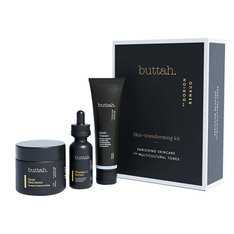 Buttah skincare. It’s a skincare regimen that was born out of my personal experiences and it’s luxurious, highly efficacious and affordable. Most of all, Buttah Skincare combines ingredient derived from natural sources with hi-tech formulations that work together to give our skin amazing results. 