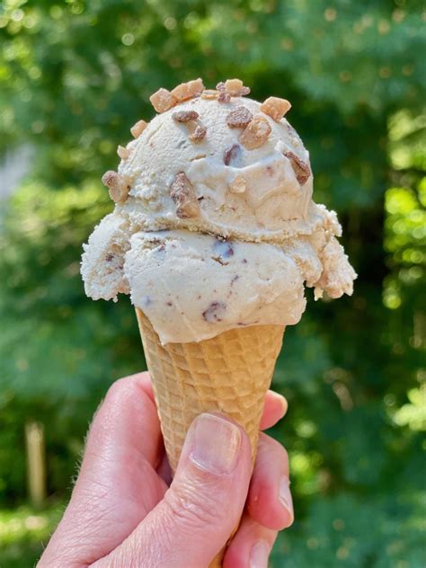 Butter crunch ice cream. Instructions. Warm the milk, sugar, cookie butter, 1 cup of the heavy cream and the salt in a medium saucepan over medium-low heat, stirring until the sugar is dissolved and the cookie butter has melted. Continue cooking until the mixture comes to a slight simmer, bubbling around the edges of the pan. 