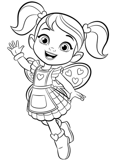 Butterbean Cafe Coloring Pages
