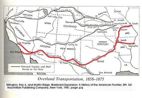 In 1857, John Butterfield won a $600,000 contract to deliver the St. Louis mail to San Francisco in 25 days. This contract, the largest for land mail service that had yet been given, was awarded to Butterfield's Overland Stage Company after 9 groups had entered bids. Originally, all groups had submitted routes that were north of Albuquerque .... 