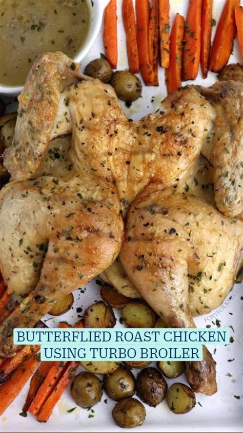 Butterflied Roast Chicken using Turbo …