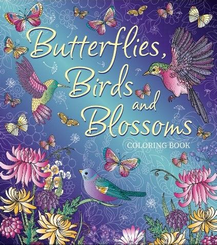 Butterflies And Blossoms Adult Coloring Book Two