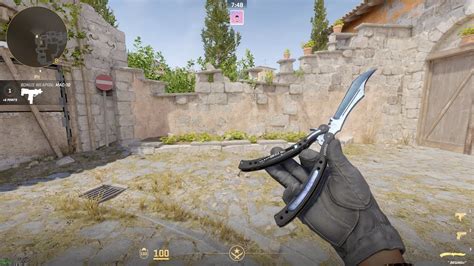 Butterfly Knife Blue Steel (Field-Tested). 