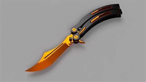 Butterfly csgo 3D Modelleri Bas: 4.571 STL Mito3D.