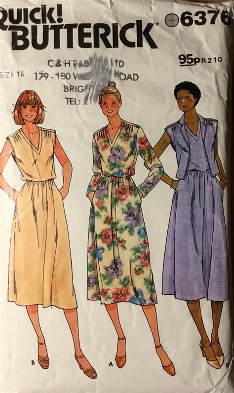 Butterick 6376 Misses