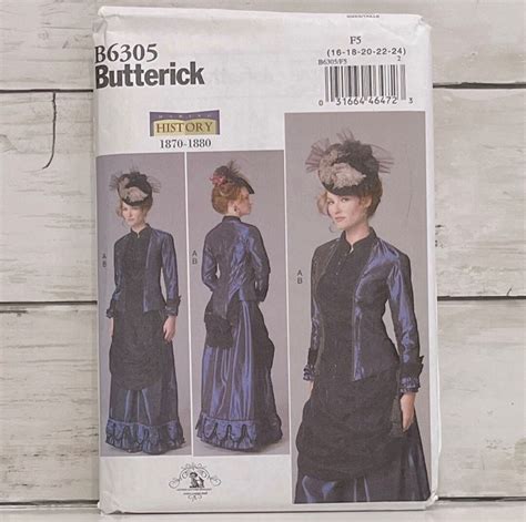 Butterick B6305 Costume Sewing Patterns PLUS SIZE UNCUT