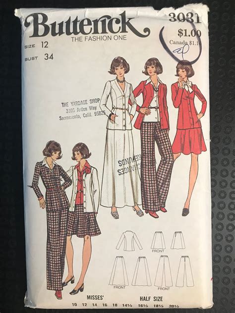 Butterick Pattern Catalog 2021