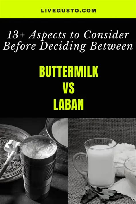 Buttermilk Versus Laban: Know 13+ Ways They Differ - Live Gusto …